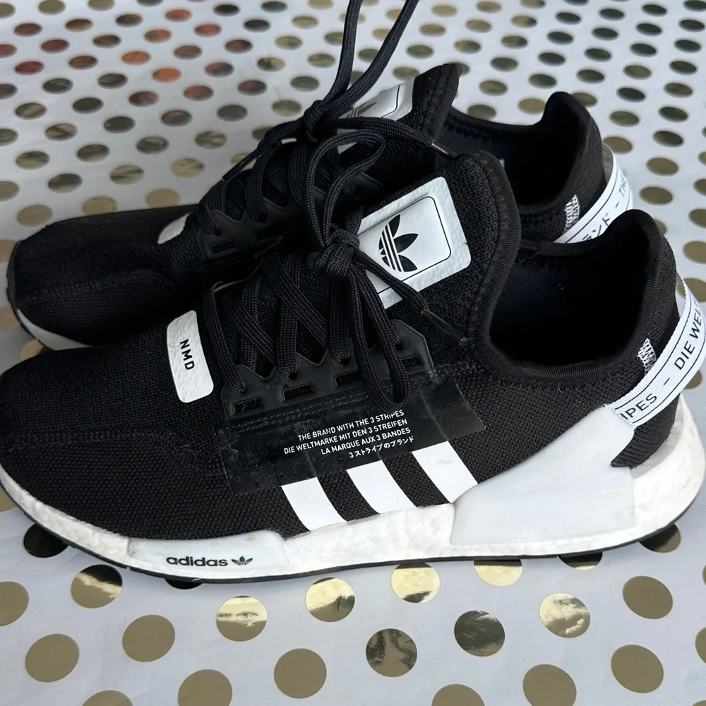 Adidas NMD Men's Black and White Sneakers